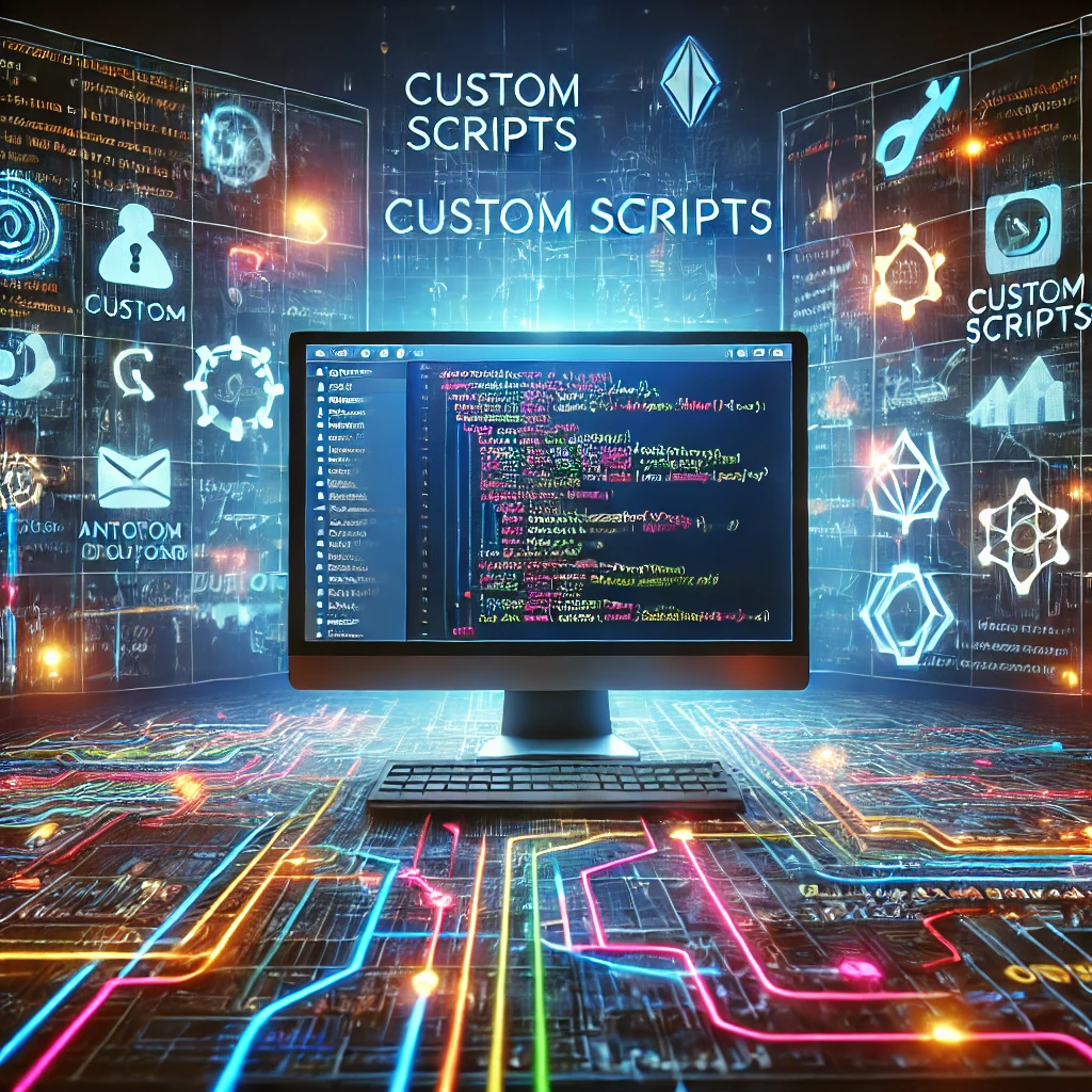 Custom Scripts and Advanced Coding Solutions.